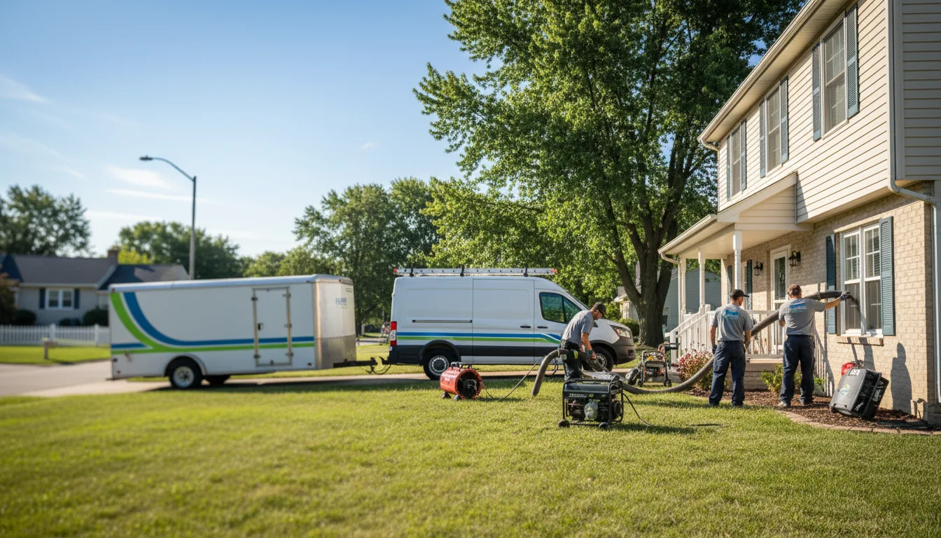 Flooded Basement Restoration And Cleanup With Repair in Mays, IN near me